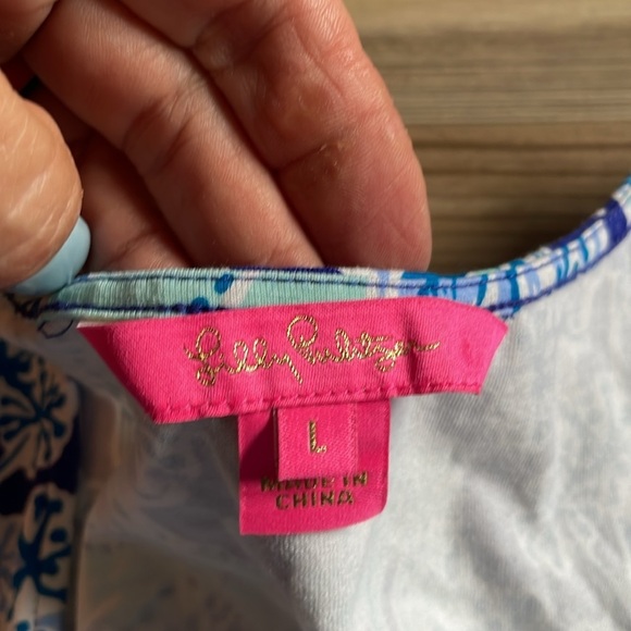 Lilly Pulitzer Paulina Jumpsuit Royal Purple Koalafications print Size L NWOT - Picture 13 of 16